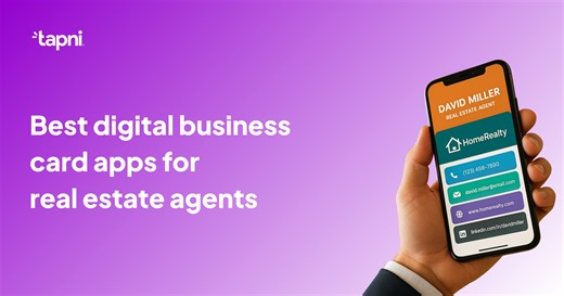 Best digital business card apps for real estate agents