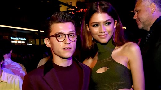 Zendaya Poses With Tom Holland—and Sparks Rumors of a Big Hair Transformation