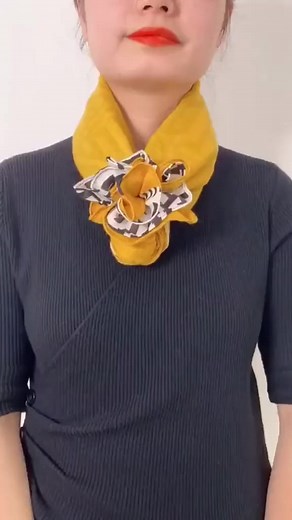 30K views · 411 reactions | Easy and stylish scarf tutorial 37 #scarftutorial | How To Make | Facebook