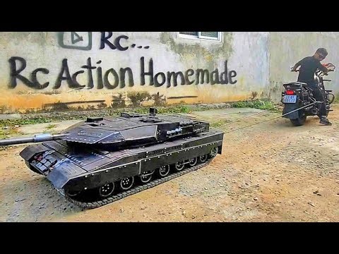 Tank rc 1/6, super strong, super tank | rc action homemade