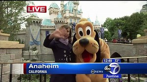 40K views · 1.8K reactions | Happy 60th Birthday, Disneyland! Pluto has a little message for our viewers.. | ABC7NY | Facebook