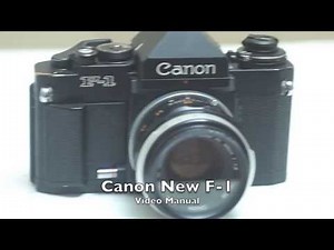 Canon New F-1 Video Manual