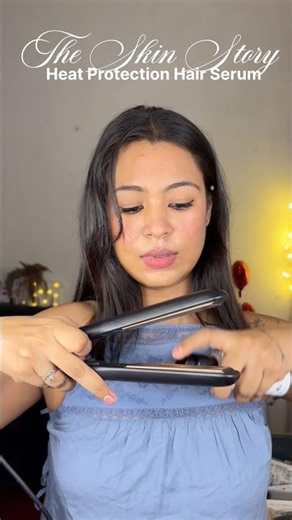 250°C Heat Protection for My Hair?! 🔥✨ Heat Styling? Don’t Skip This Step! 🔥 the skin story ..