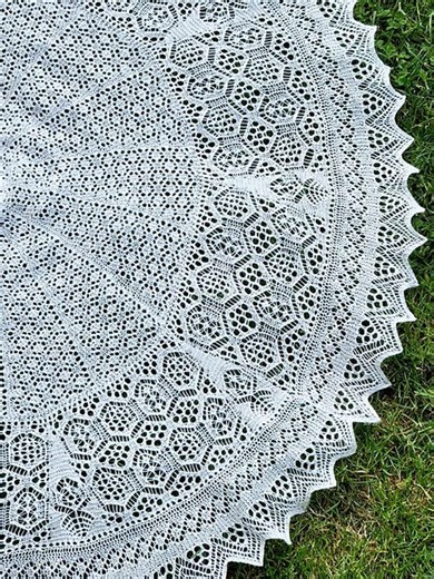 Shetland Wheel Lace Shawl - Circular Knitting Pattern PDF - Etsy Canada