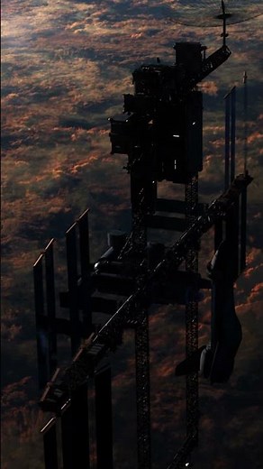 Dual Keel Space Station Freedom #spacestation #iss #nasa