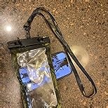 Waterproof Phone Pouch,2 Pack Black White Phone Waterproof Case,Cell Phone Dry Bag,Protection Level: IP68,Beach Cruise for Apple iPhone,Samsung,and More,Lanyard Included,(Fits Up to 8.3”),Black,White