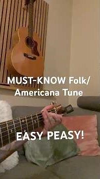 Only 1 Minute to Learn This Bluegrass Classic?! (Red River Valley EASY) #shorts #reels #guitar
