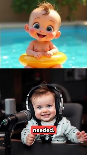 Little Swimmers! 🏊‍♂️ Amazing Baby Reflex You Didn’t Know