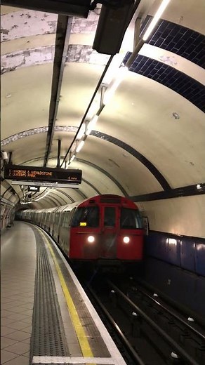 1972 Stock Bakerloo Line train arriving at Lambeth North for Harrow and Wealdstone
