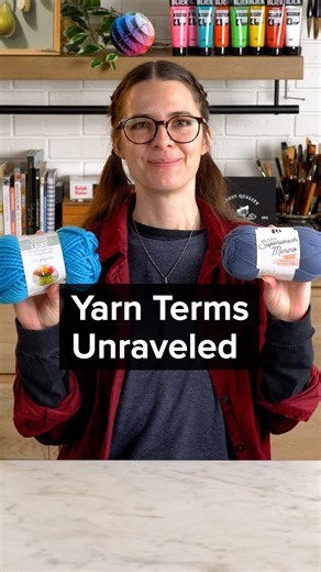 Yarn comes with its own language. Ply, twist, weight, and gauge all affect how a project looks, feels, and holds up over time. Understanding these terms makes it easier to choose materials that match your tools, technique, and goals. 🧑‍🎨 Presentation by Becca from our Merchandising Team 🫶🏽 Special thanks to artists @hooksandheelers whose work we included here 🎥 Filmed at Blick Studios in Chicago, Illinois #YarnEducation #FiberArts #TextileKnowledge #KnittingResources #CrochetBasics | Blick