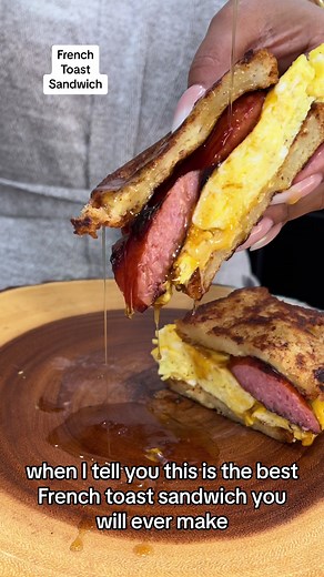 Delicious French Toast Sandwich Recipe Video