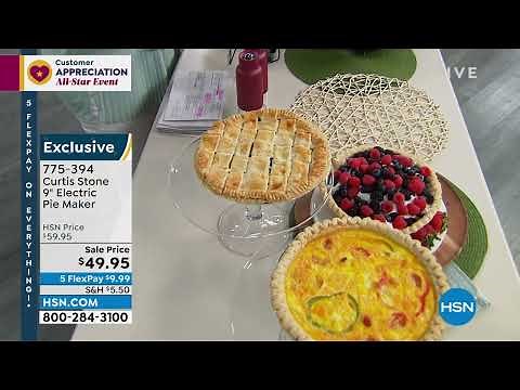 Curtis Stone 9" Electric Pie Maker