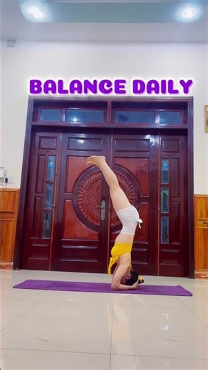 Master Your Stability #Yoga Daily #Fitness #yoga #yogashorts #beginnerhandstand #yogapractice