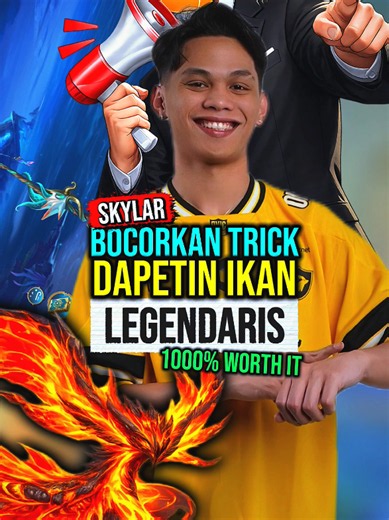 Skylar dapat bocoran dari moonton,cara terbaru dapetin ikan legendaris #MLBBALLSTAR #MLBBTidalFishing #mobilelegends #mlbb #razor79