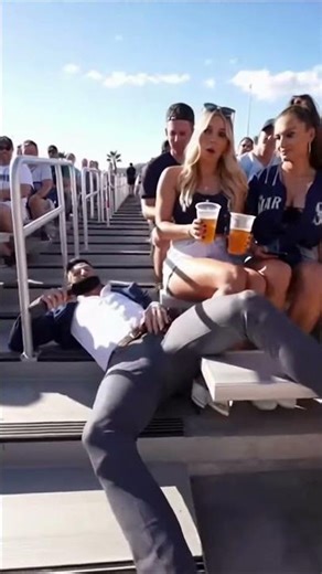 MLB Reporter Slides in Safe - Peoria Sports Complex #mlb #springtraining #seattlemariners #funny