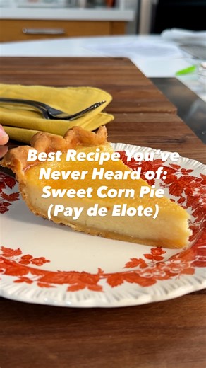 Get the recipe for Yelapa-Style Sweet Corn Pie (Pay de Elote) here: https://bit.ly/47YoIJ8 The Best Recipe You've Never Heard of is...Sweet Corn Pie (Pay de Elote)! It's also 2025 Pie Week! Welcome to day one. As soon as contributor Erin Barnhart (@heyyallitserin) served us a slice of this light and custardy pie, with sweet corn flavor, we agreed that it's going on the Thanksgiving table. It's based on a pie that Chris (@cpkimball) was served in Yelapa, Mexico, by Gustavo Lorenzo Garcia, who sel