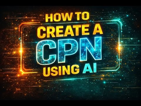 How to create a cpn using ai #shorts