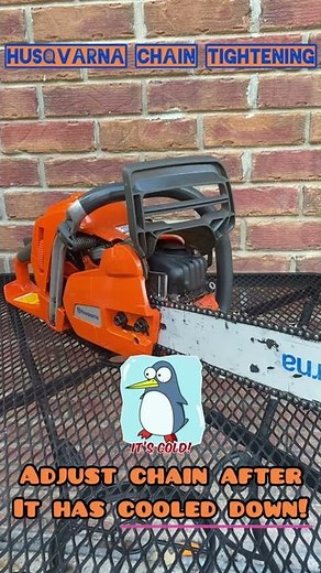 Husqvarna Chainsaw Chain Tightening
