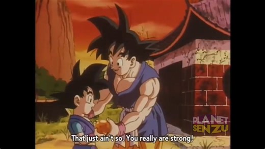 Often Forgotten moment: Goku Jr Meets Goku #dragonballgt #goku #dragonballz | PlanetSenzu