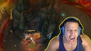 Tyler1 rages after a glitch costs him a kill in League of Legends