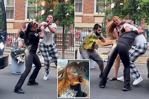 Unhinged mom, daughter attack motorist, spew racial slurs in NYC parking spot brawl, as locals fume over space hoarding: video