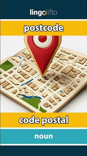 🇬🇧🇫🇷 postcode - code postal : learn English : apprenons l'anglais : vocabulary builder