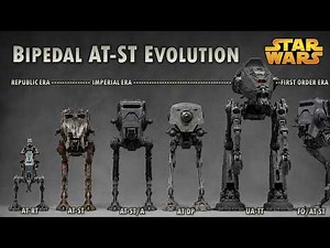 Evolution of Two-legged All Terrain Transports in Star wars