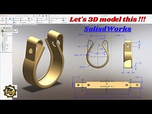 #SolidWorks Sheet Metal Tutorial: How to Use Swept Flange and Hem Tools (Step by Step)
