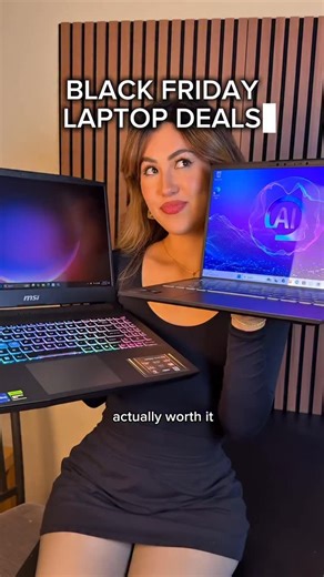 Amazon Deals & Finds💰| Gracey Ryback on Instagram: "comment ‘TECH’ below to get the best Black Friday tech deals sent to you!👩🏻‍💻 here’s a laptop breakdown of the MSI Katana 15 HX vs MSI Prestige 13 AI+ Evo ✨both models are about 15% off, so here’s a simple look at what each one is built for if you’re upgrading your setup this year! @msius ad #amazonfinds #cybermonday #gaming"