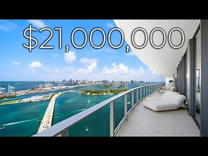 INSIDE A $21,000,000 LUXURY PENTHOUSE in the TALLEST BUILDING in MIAMI BEACH!