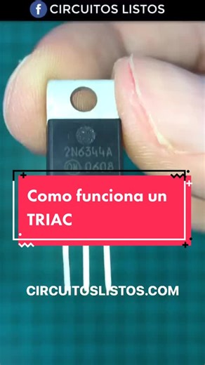 Como funciona un TRIAC #electronica #ingenieriaelectronica #electrónica #triac #mecatronica