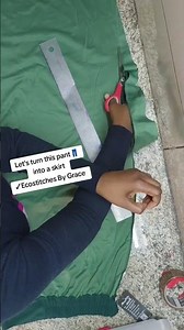 Turn pants into a skirt the simplest way. #upcycling #sewingforbeginners