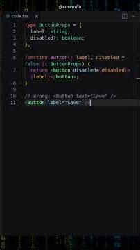 TypeScript + Framework (React / Next.js) — Typing React Props Properly (Ep 2)