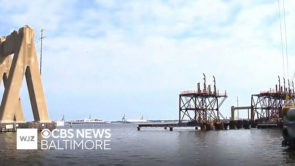 Maryland Gov. Wes Moore, Congress members check out Key Bridge progress