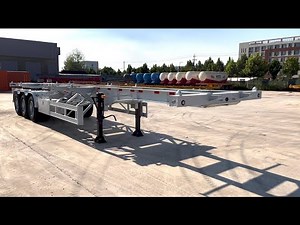 40ft Container Chassis Skeleton Trailer Manufacturing