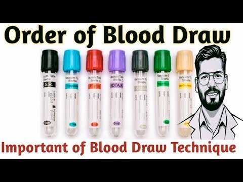 Order Of Draw Blood Tube | Blood Collection Tubes | Kya Hota Hai | Lab Technician #dmlt #bmlt #video