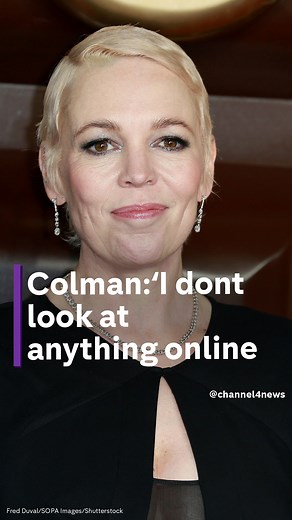 326K views · 6.2K reactions | Actor Olivia Colman speaks to Ayesha Tull about her new film 'Wicked Little Letters' and why she doesnt look at social media. | Channel 4 News | Facebook