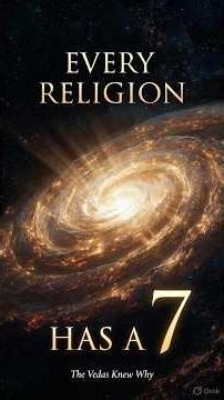 Every Religion Has a Number 7, The Vedas Knew Why #vedicwisdom #hinduphilosophy #sanatanadharma