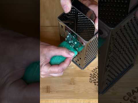 Shred Irish Spring soap with a cheese grater... 😱