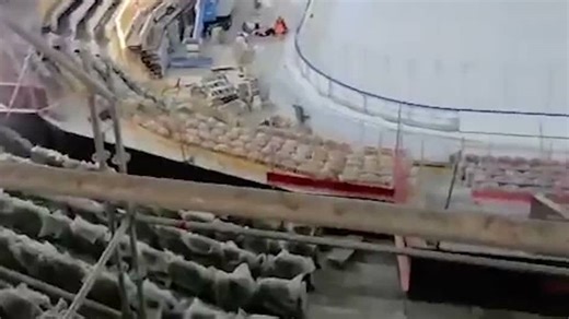 Voici à quoi ressemble actuellement la nouvelle patinoire de Milan