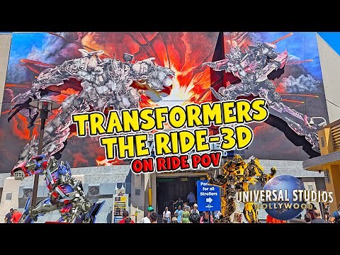 Transformers The Ride 3D Full POV at Universal Studios Hollywood (June 2025) [4K]
