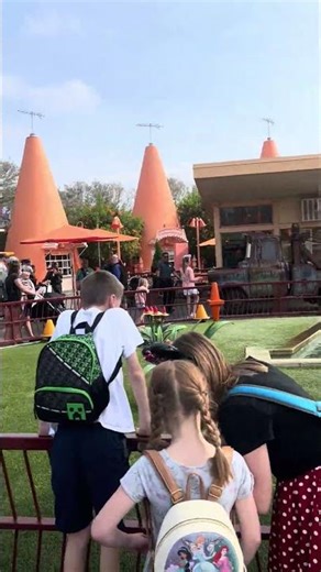 The Cozy Cone Motel at California Adventure #shorts #disney #pixar