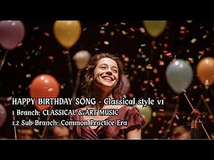 Happy birthday - Classical style v1