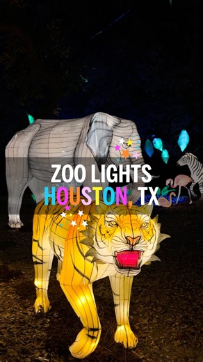 Houston Love List on Instagram: "✨🎄 FAMILY-FRIENDLY ACTIVITY IN HOUSTON // HOUSTON ZOO LIGHTS OPEN NOW THROUGH JAN. 4 🦁✨ #HoustonLoveList // Stroll through the @houstonzoo this holiday season and step into a sparkling wonderland!✨ Millions of lights, glowing tunnels, and giant themed displays transform the zoo into a festive playground. Don’t miss the Enchanted Forest and Winter Wonderland — perfect for the whole family!☃️ 📍 LOCATION // 6200 Hermann Park Dr., Houston, TX 77030 📆 DATES // Now