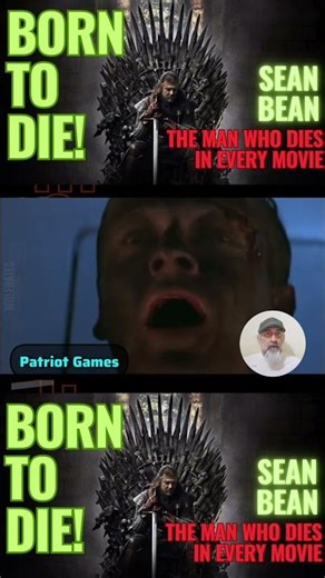 Patriot Games Sean Bean death scene boat THE SAME ROLE: SEAN BEAN #shorts