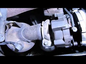 Remplacement des supports moteur et démontage collecteur admission Mercedes (w203)