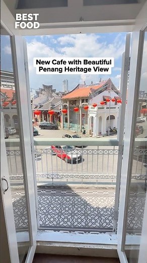 New Cafe with Beautiful Georgetown Heritage View❤️📍Straits Cafe 海峡咖啡馆, George Town, Penang