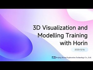 Advanced 3D Visualization and Modelling with Horin Software