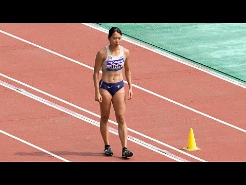 【ナチュラルに腹筋が凄すぎる...】 女子 七種走幅跳12　日本インカレ陸上2023