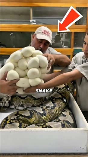 Why Do Snake Breeders Cut Their Eggs⁉️